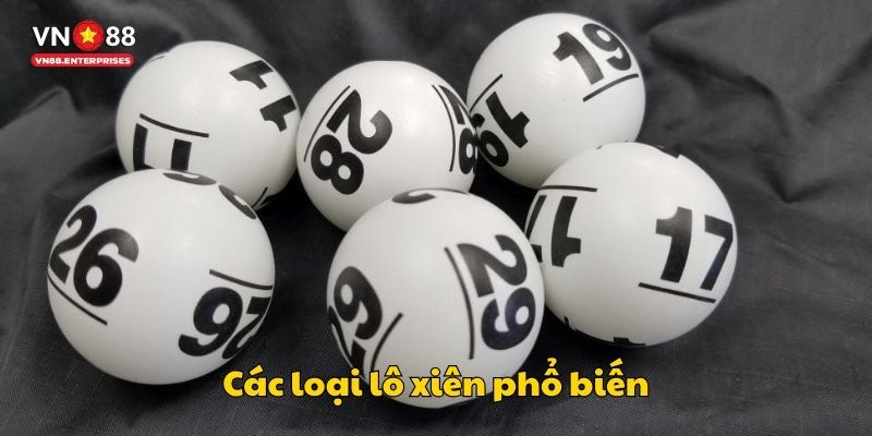 Các loại lô xiên phổ biến